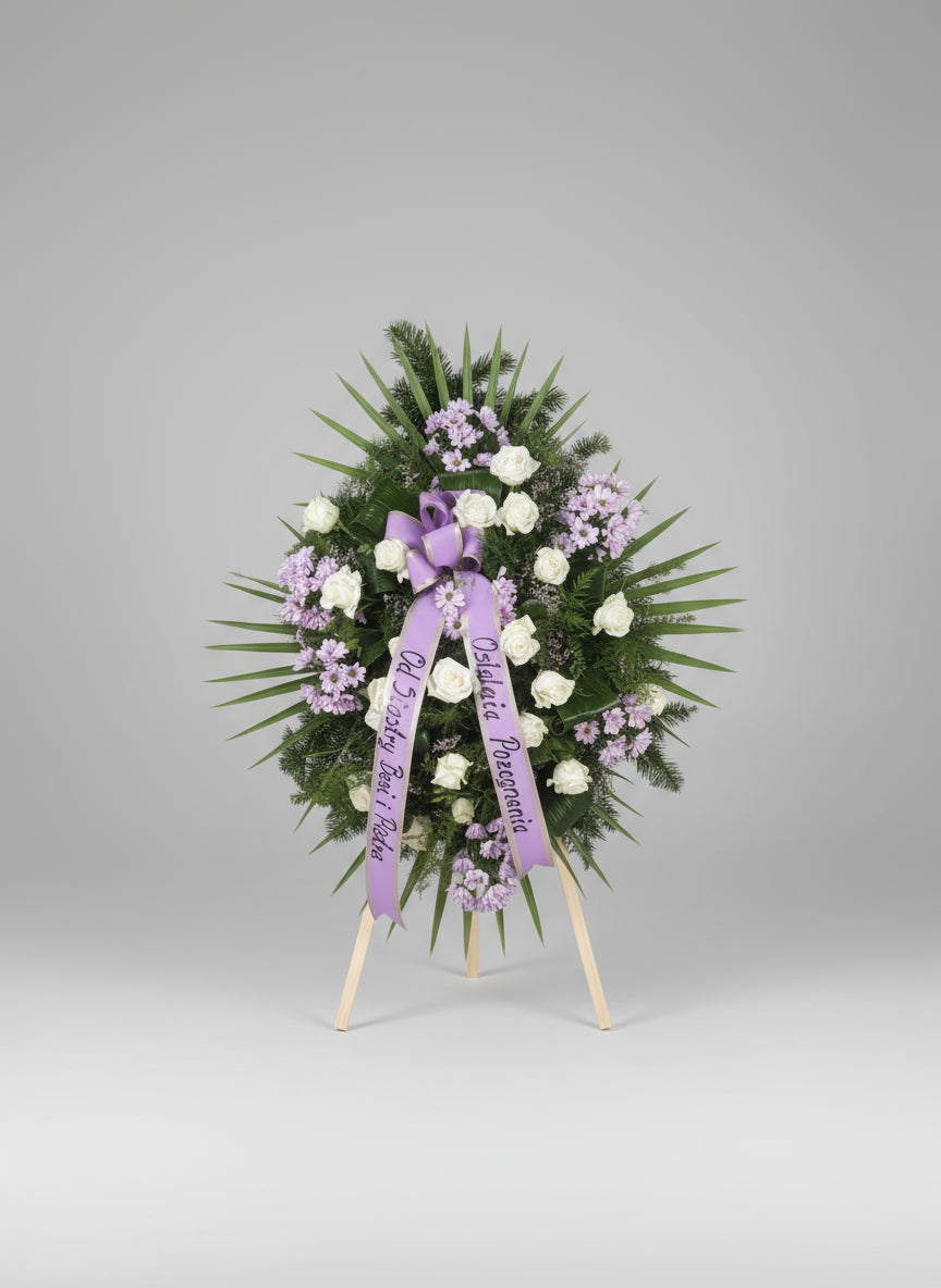 Wieniec Pogrzebowy Liliowy