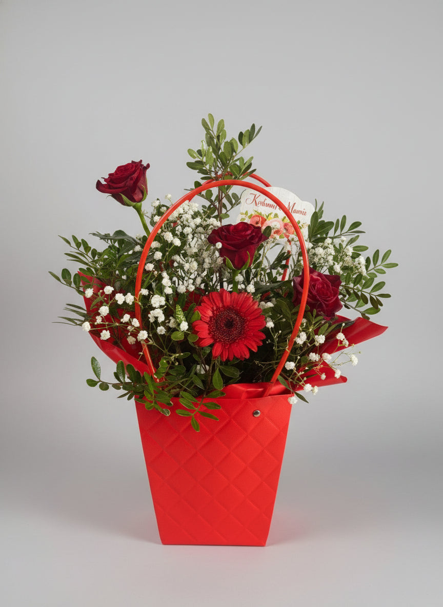 Bukiet czerwono-biały