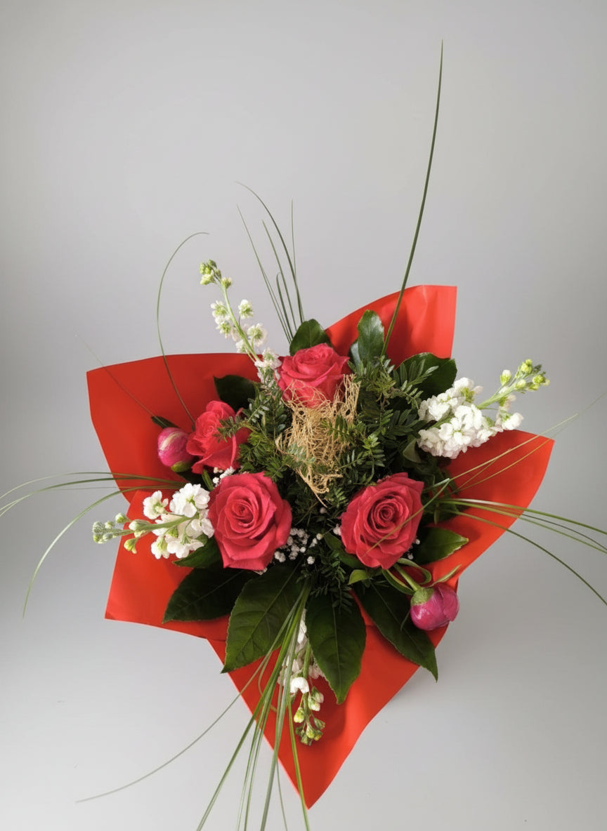 Bukiet skromne róże